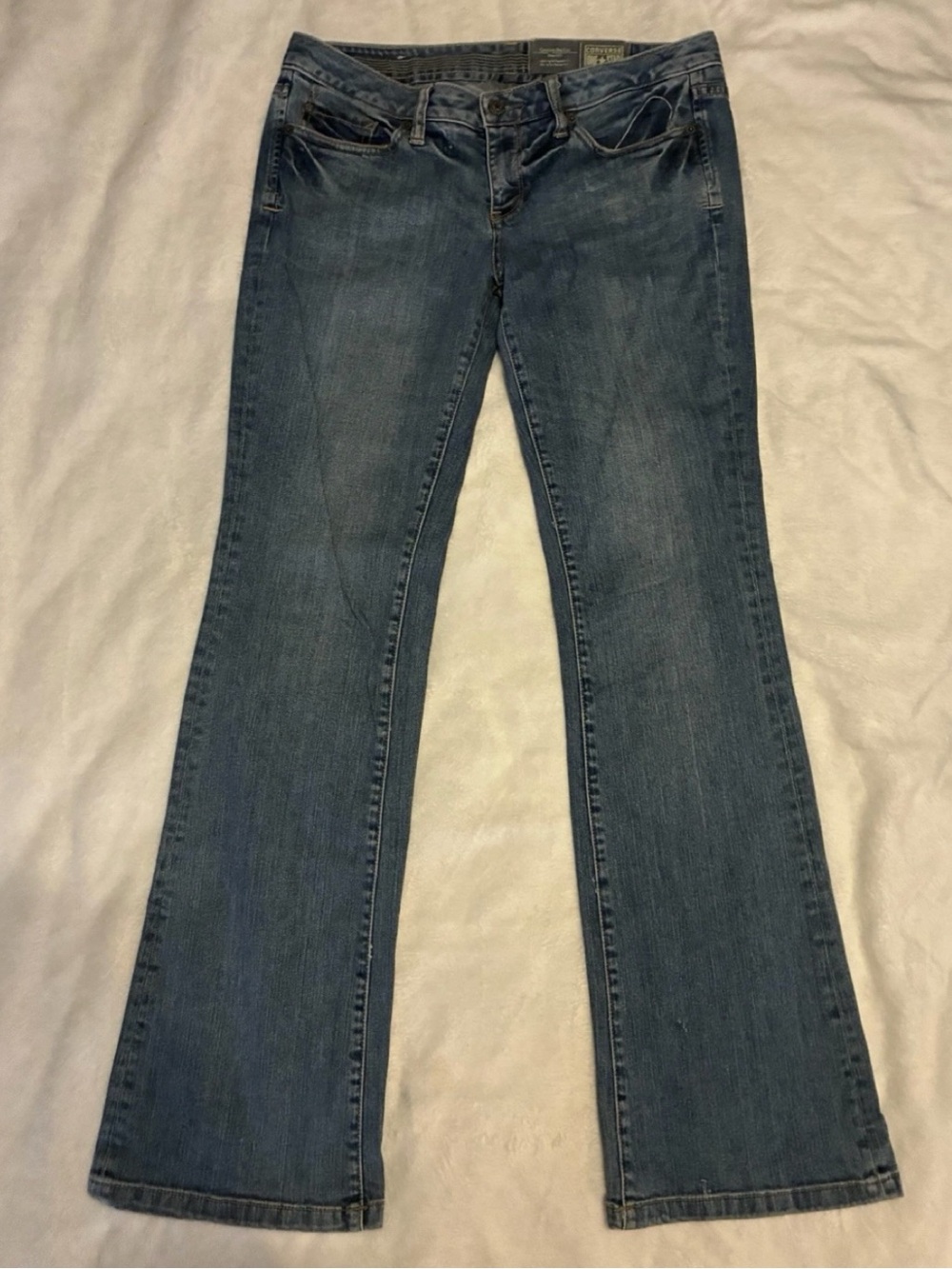 Converse One Star Jeans Womens Size 8 Medium Wash Bootcut